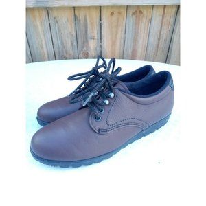 Munro Sport Brown Leather Casual Lace Up Shoes 6.5